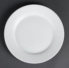 Olympia Whiteware Wide Rimmed Plate 280mm (6)