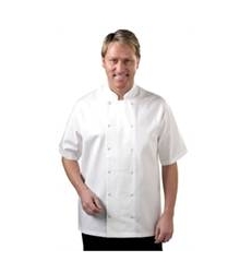 Short sleeve chef jacket
