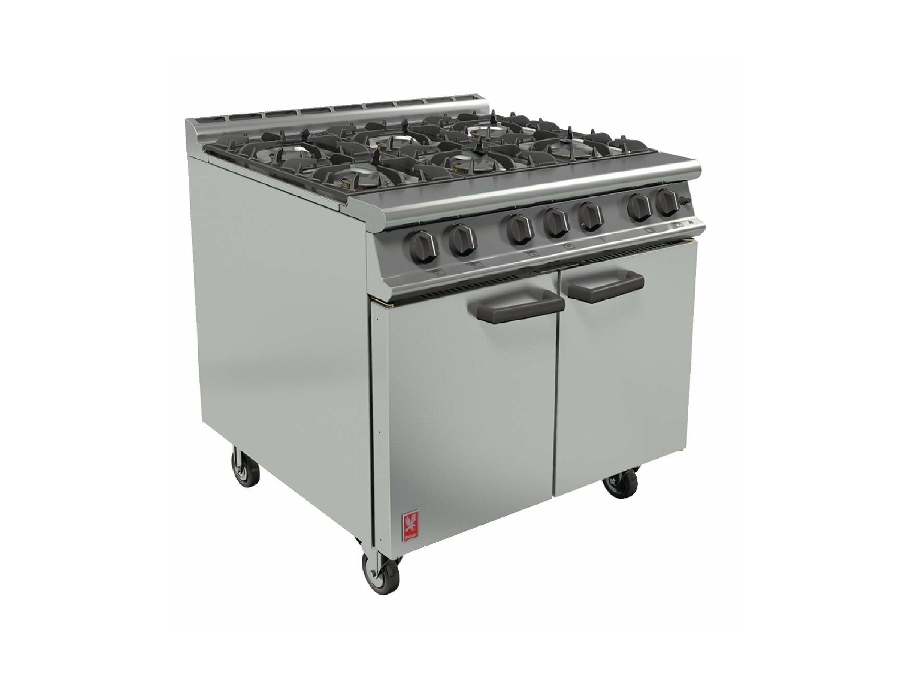 Falcon 6 Burner Dominator Gas Oven with Castors